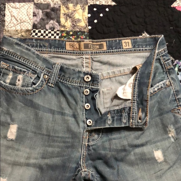 BKE Fulton men’s destroyed jeans 31” X 34” - Picture 4 of 7